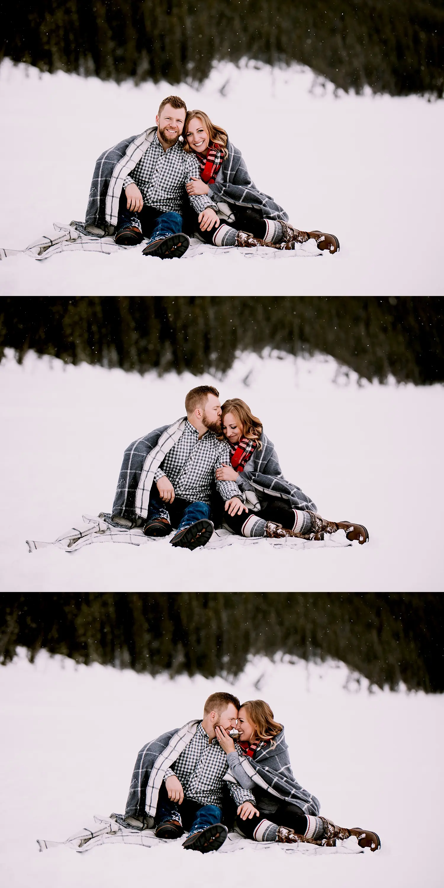 Kananaskis engagement photos, upper lakes kananaskis