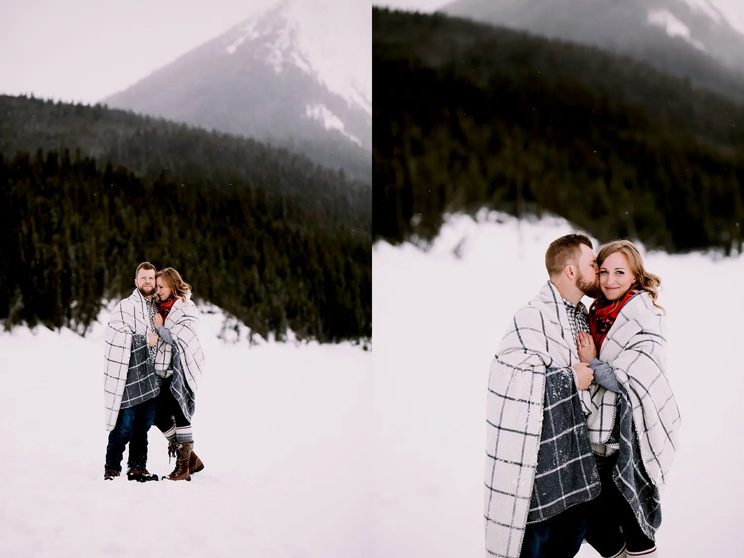 Kananaskis engagement photos, upper lakes kananaskis