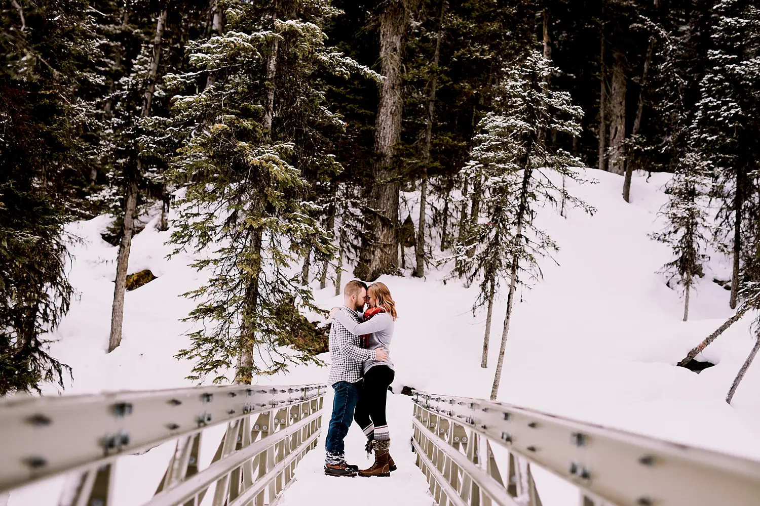 Kananaskis engagement photos, upper lakes kananaskis