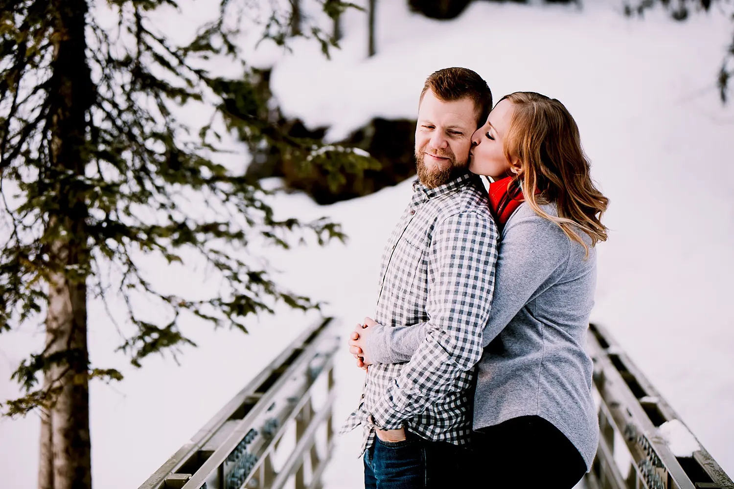 Kananaskis engagement photos, upper lakes kananaskis