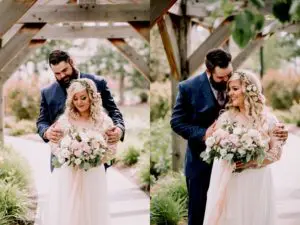 leduc stone barn gardens wedding