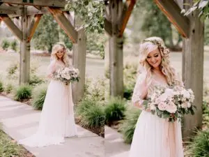 leduc stone barn gardens wedding