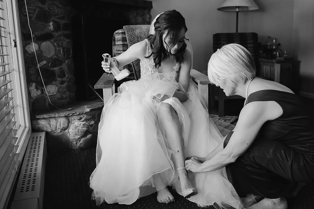 bride getting ready