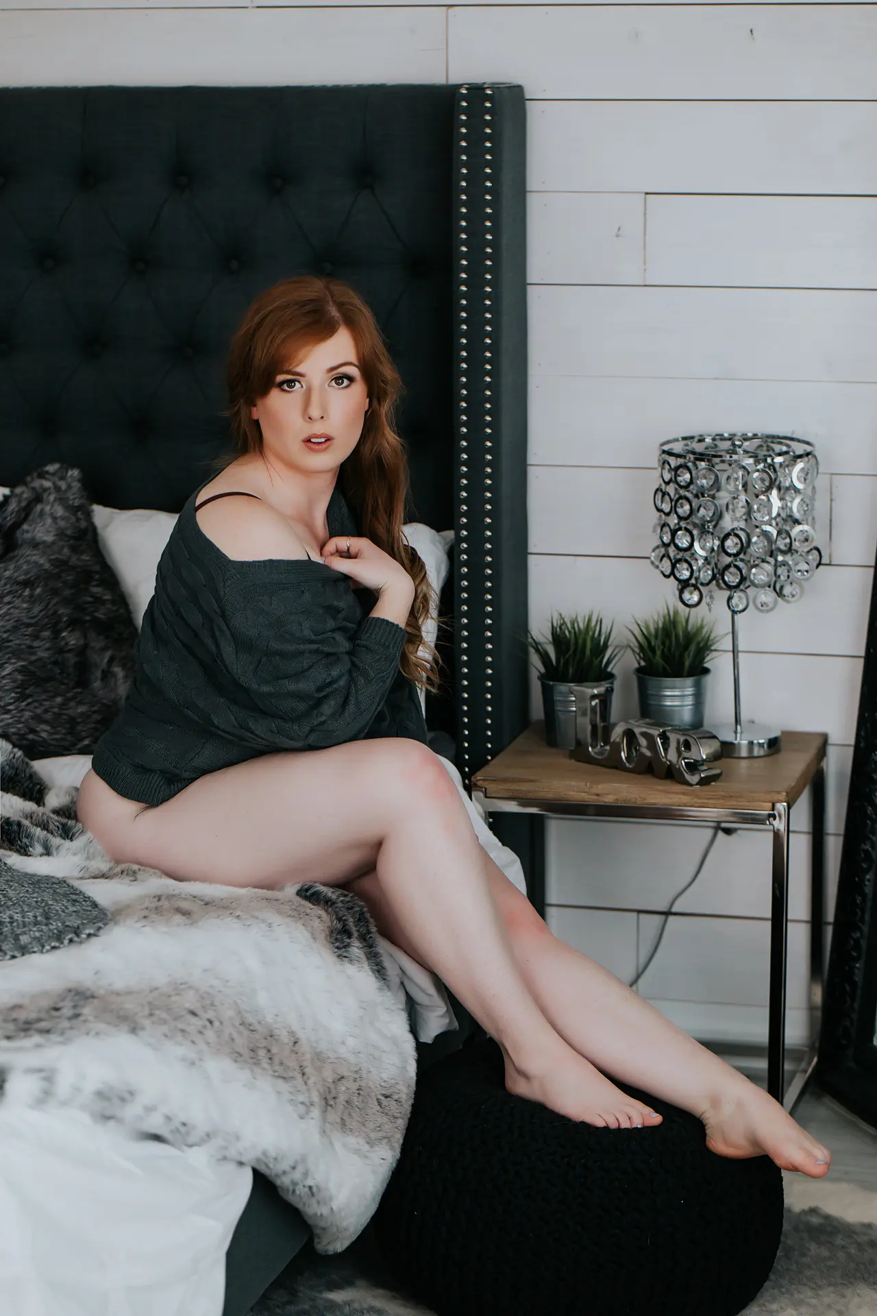 calgary boudoir photographers, boudoir ideas, boudoir inspiration, boudoir poses, boudoir outfit ideas, red head boudoir, bodysuit for boudoir, boudoir outfit inspiration