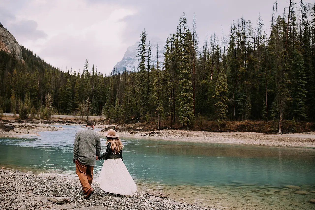 emerald lake lodge anniversary session, emerald lake photographers