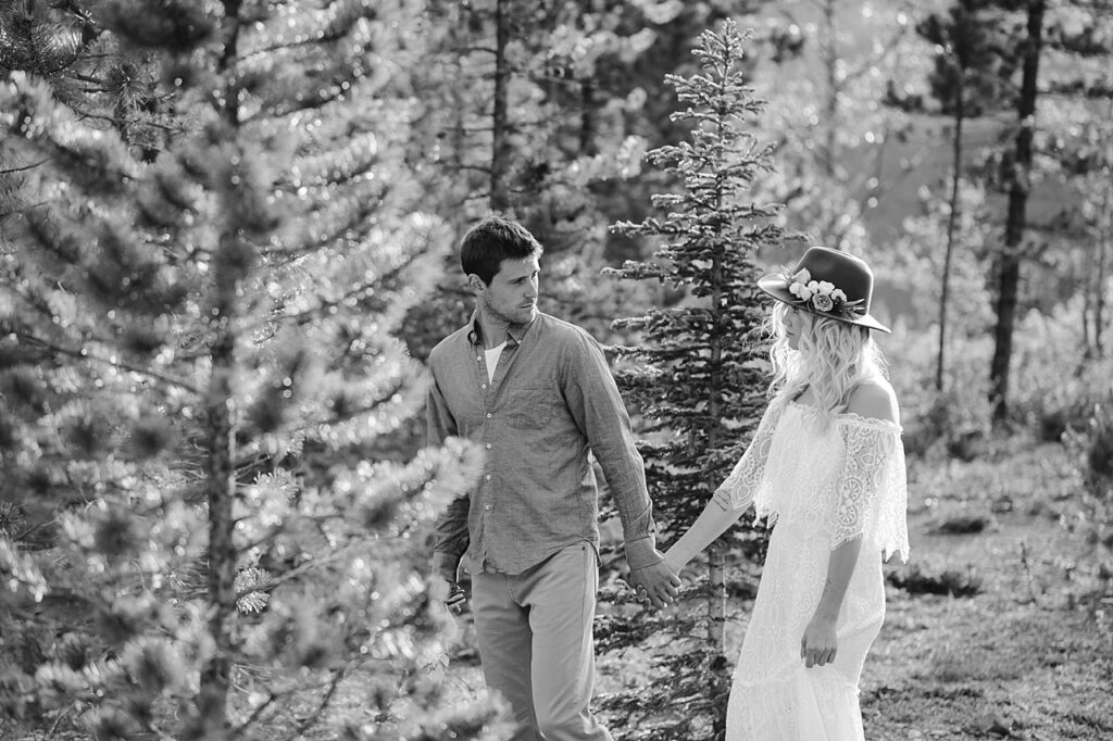 surprise proposal in kananaskis, canmore and kananaskis wedding photographer, proposal photographer