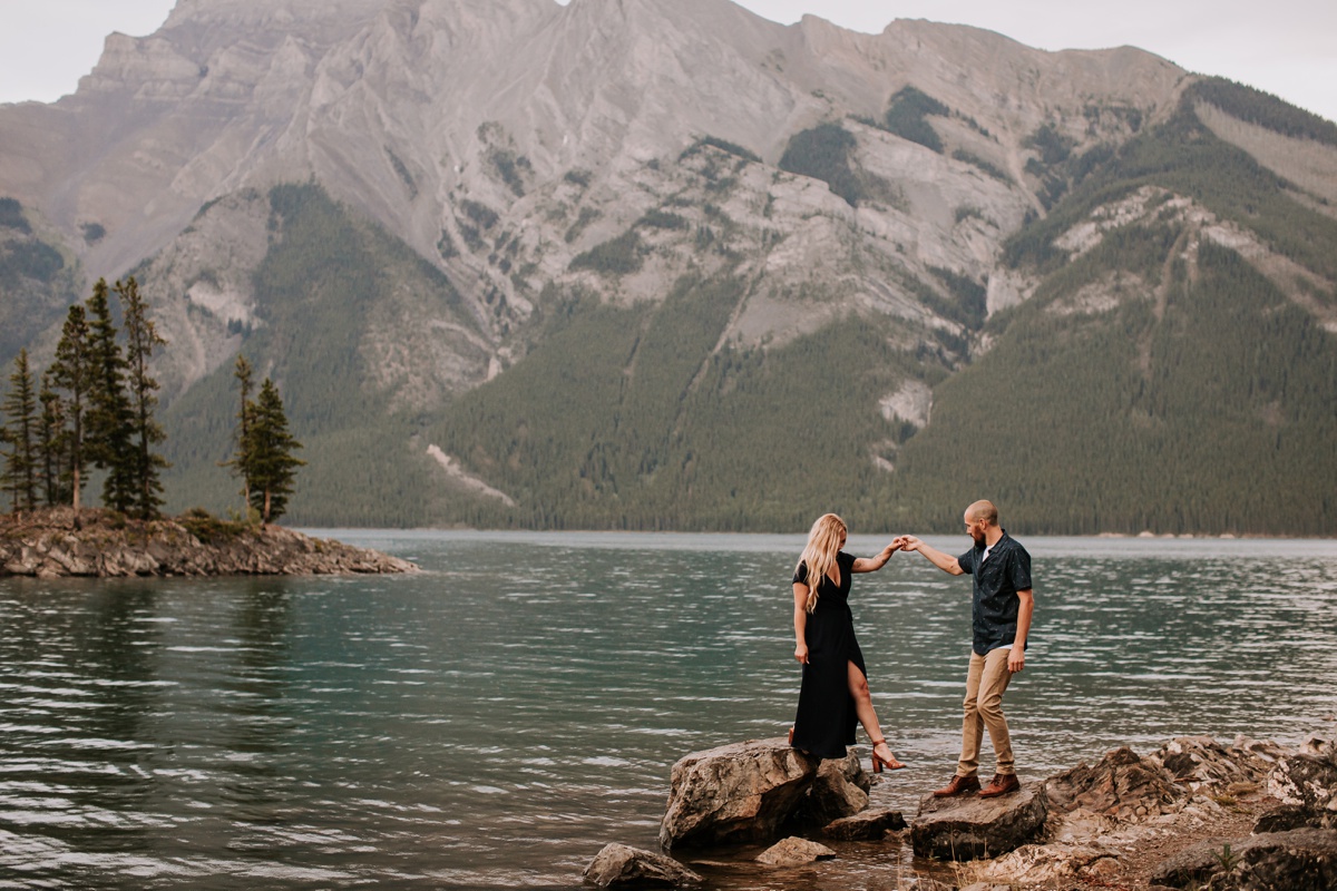 Romantic Lakeside Engagement Session
