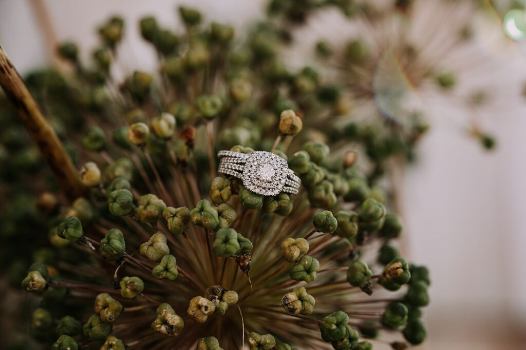 Macro photography of a wedding ring. Photographed by a canon camera with canon macro 100mm lens